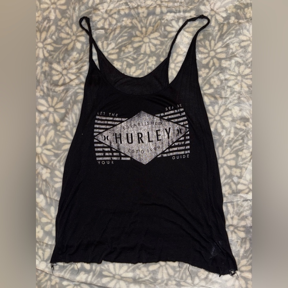 Hurley Women's Black Tank Top